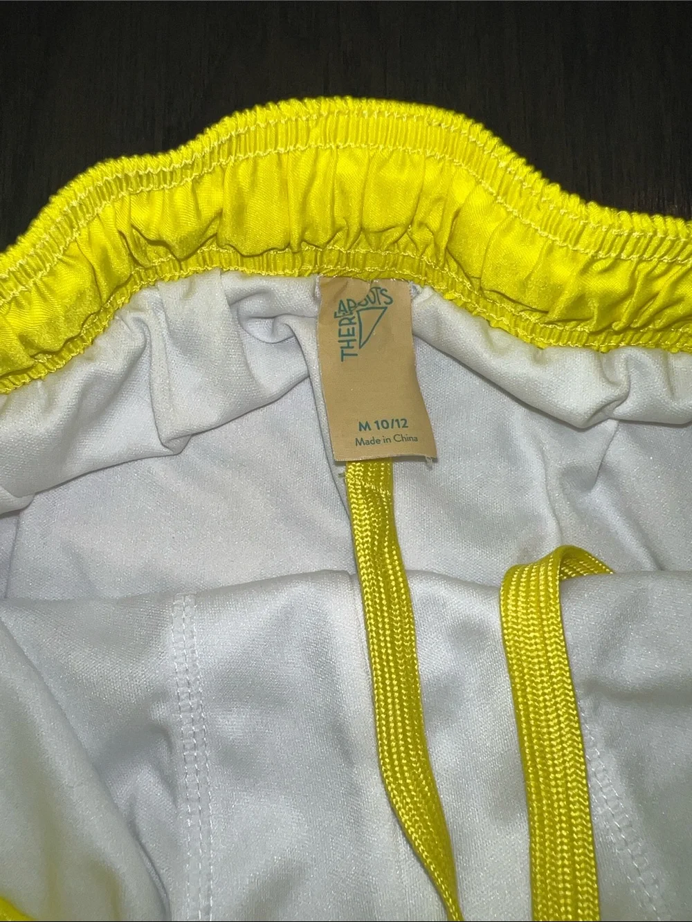 Yellow Shark Graphic Tee & Blue Shark Swim Shorts Set Size M-10-12